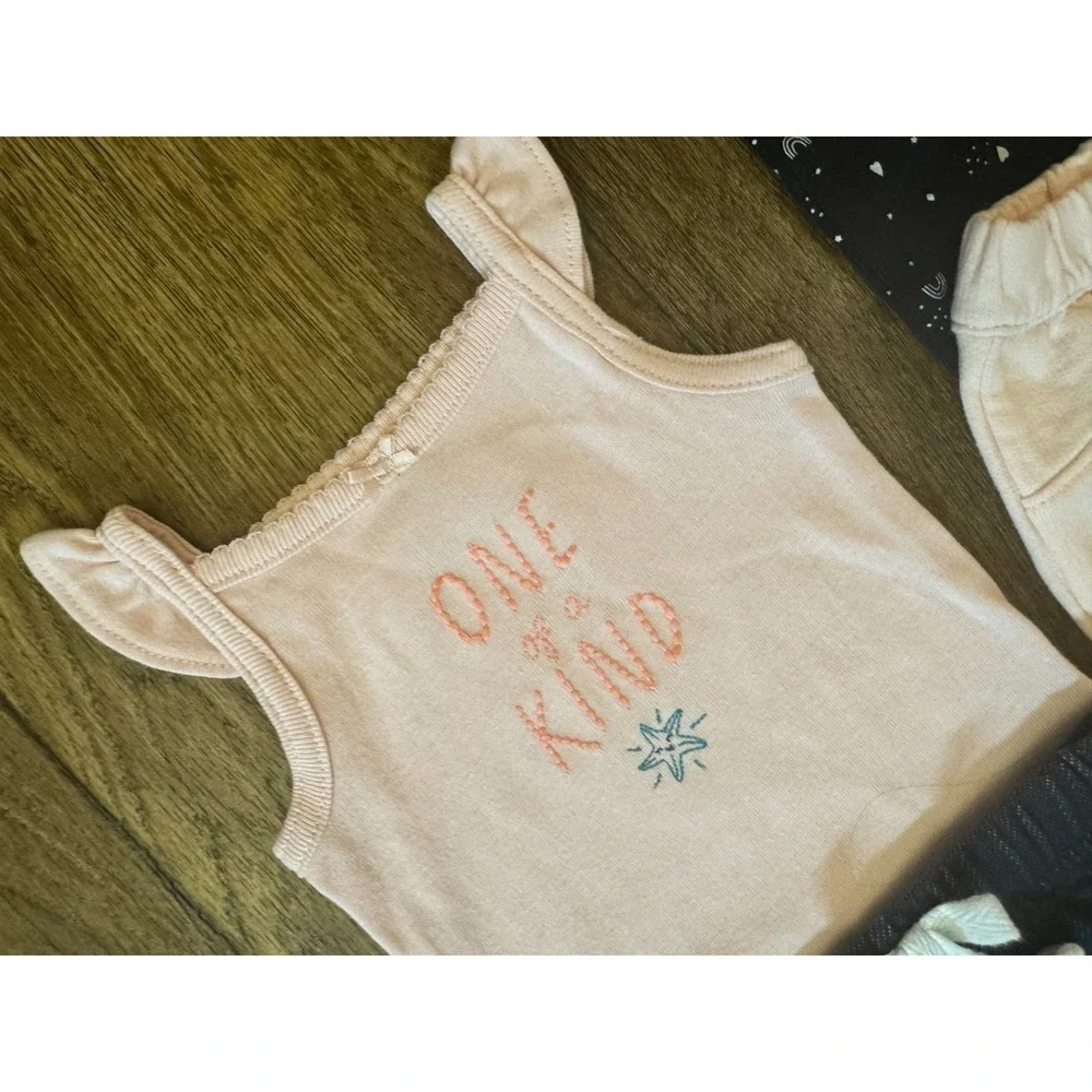 Carter's Baby Clothes Girl 3 Months Outfits Bodysuit Tank Tops Shirts Shorts Lot